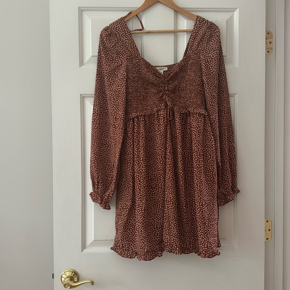 Fall Floral Mini dress!